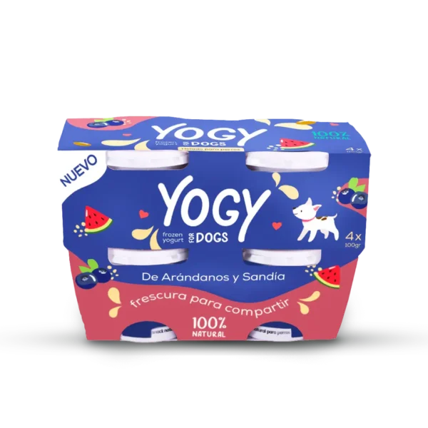 Snack Perro Yogy Barker Arandonos y Sandi - 4 Unidades