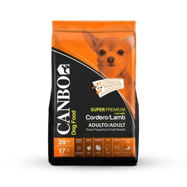 Alimento Perro Adulto Canbo Cordero Raza Pequeña - 7KG