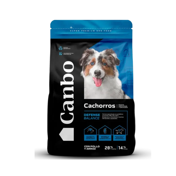 Alimento Perro Cachorro Canbo Pollo Arroz Raza Pequeña - 15KG