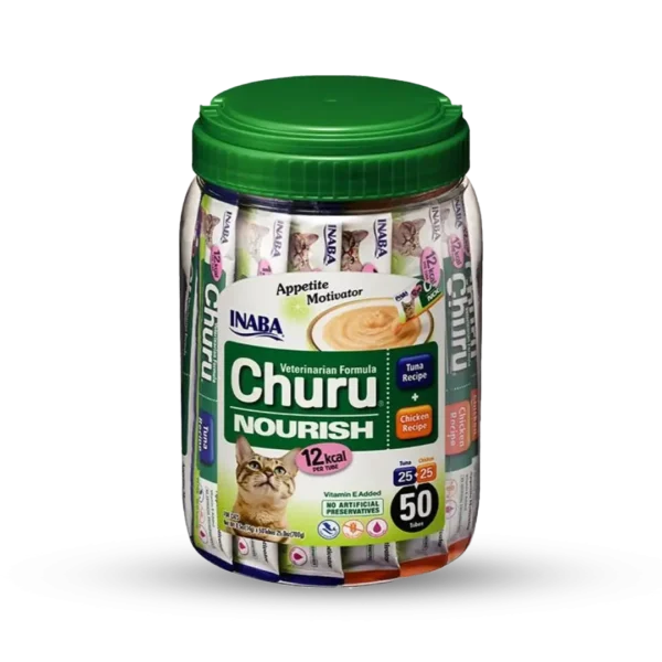 Snack Humedo Gato Churu Vet Nourish - 50 Unidades