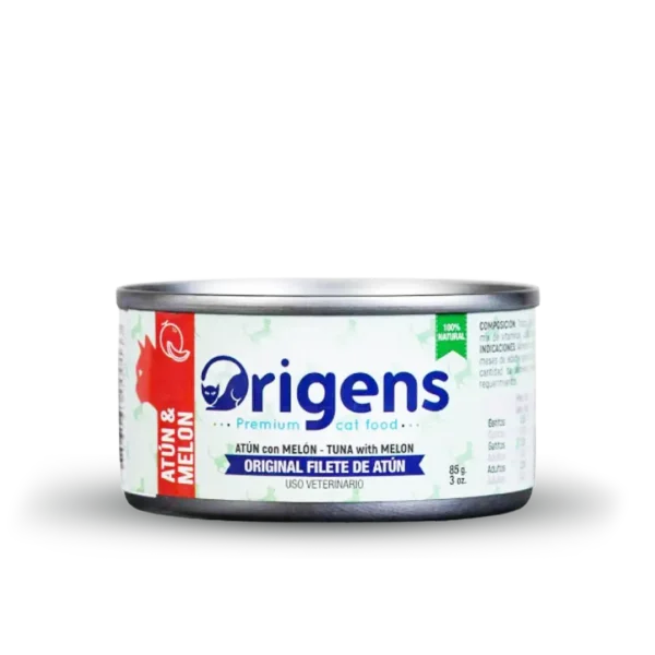Alimento Humedo Gato Filete de Atun Con Melon Origens - 85gr
