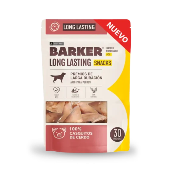 Snack Perro Long Lasting Casquitos de Cerdo Barker