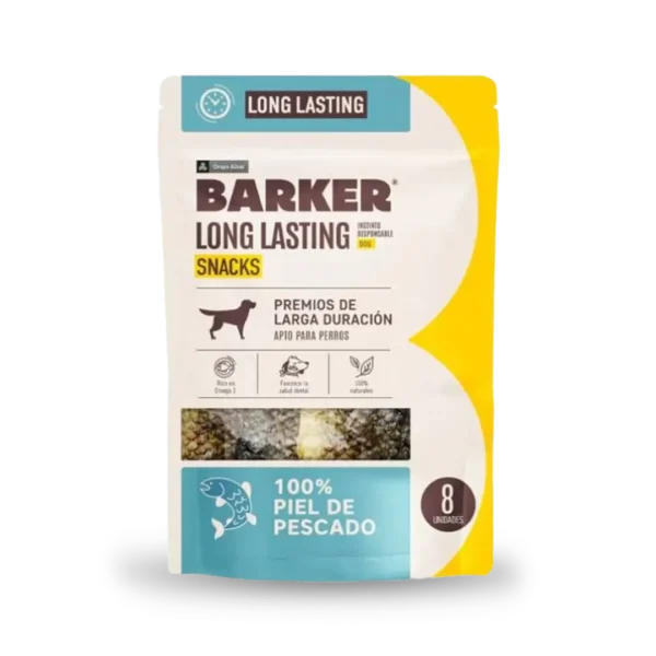 Snack Perro Long Lasting Piel de Pescado Barker