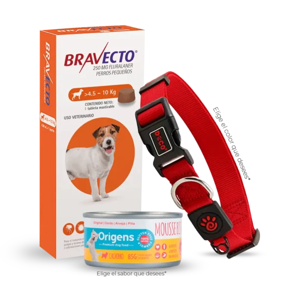 Bravecto Perro 250MG + Collar Doco + Mousse Origens 85gr