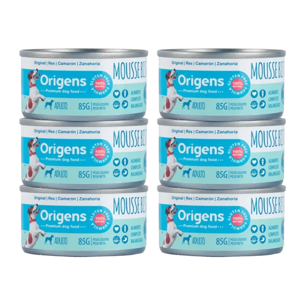Alimento Humedo Perro Adulto Mousse Bistro Marino - 85GR PACK x6