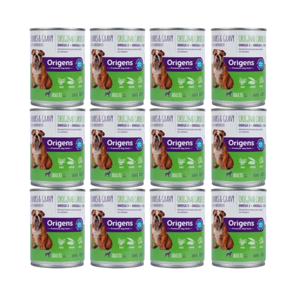 Alimento Humedo Perro Adulto Res/Pavo Piel Sobrepeso - 369gr PACK x12