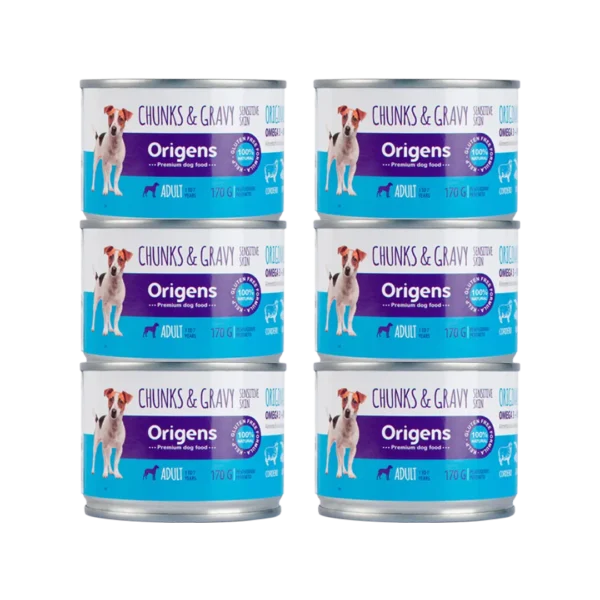 Alimento Humedo Perro Adulto Cordero Piel Sensible - 170gr PACK x6