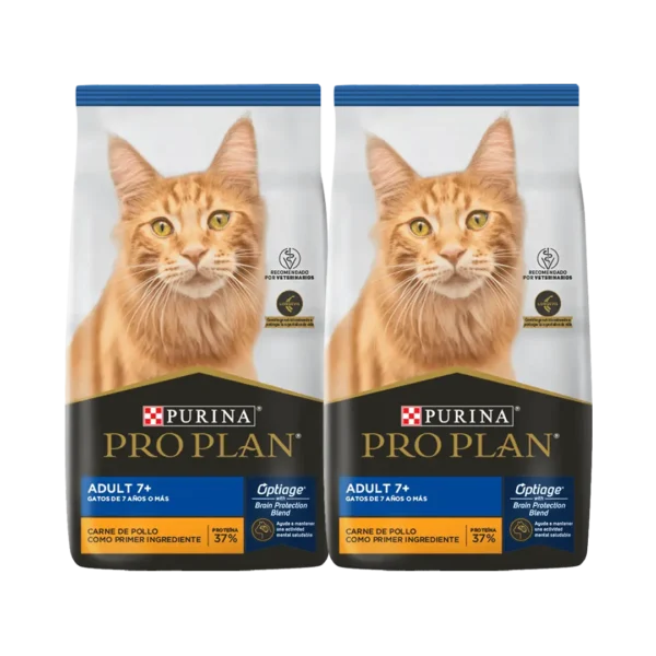 Alimento Gato Adulto Mayor 7+ ProPlan - 3KG PACK x2