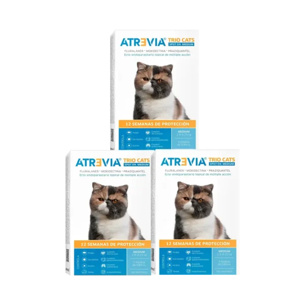 Atrevia Trio Cats Small Gatos de 2.9KG a 6.3KG PACK x3