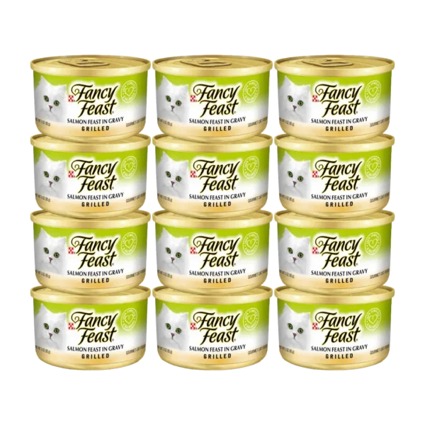 Snack Humedo Gato Grilled Salmon Fancy Feast - 85gr PACK X12