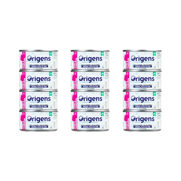 Alimento Humedo Gato Filete de Atun Con Camaron Origens - 85gr PACK x12